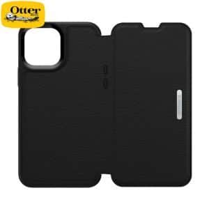מגן ספר אוטרבוקס סטרדה אייפון 15 פרומקס Otterbox strada MagSafe שחור