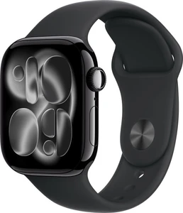 Apple Watch 11 42mm GPS Space Grey Aluminum Black Band S/M יבואן רשמי MEQW4ZR/Aמקט