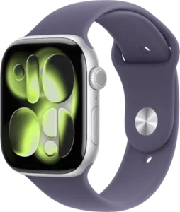 Watch 11 42mm GPS Silver AluminumרשמיPurple Fog Band S/M מקט MEU64ZR/A יבואן רשמי