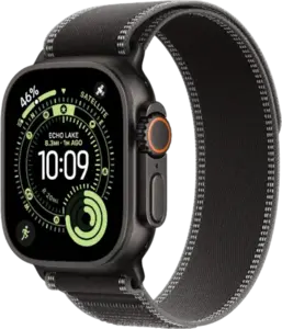 שעון חכם Apple Watch Ultra 3 GPS+Cell 49mm Black Titanium Black/Charcoal Loop MF1H4QI/A יבואן רשמי