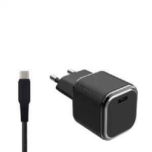 מטען מהיר טייפ סי עם כבל בהספק 65 ואט GaN II PUREGEAR