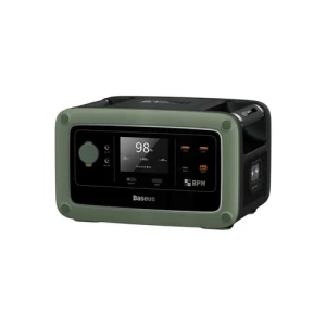 גנרטור ביתי תחנת כוח ניידת 600 וואט עם צג חיצוני Baseus Digital Portable Power Station 600W